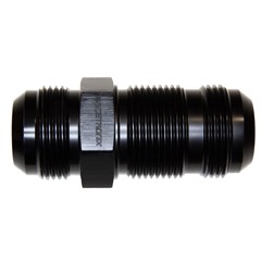 Bulkhead Straight, -16 AN JIC Male, Black