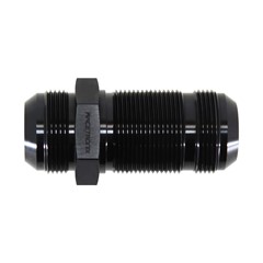 Bulkhead Straight, -20 AN JIC Male, Black