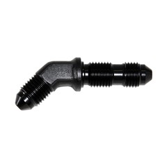 Bulkhead 45°, -3 AN JIC Male, Black