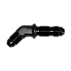 Bulkhead 45°, -4 AN JIC Male, Black