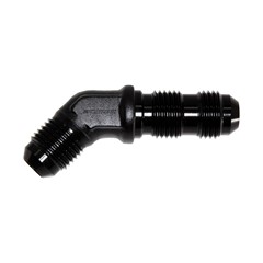 Bulkhead 45°, -6 AN JIC Male, Black