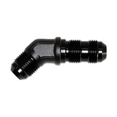 Bulkhead 45°, -8 AN JIC Male, Black