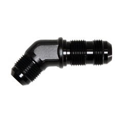 Bulkhead 45°, -10 AN JIC Male, Black