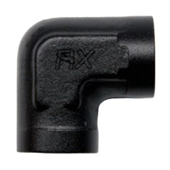 Fitting 90°, 1/8" NPT Female Elbow, Black