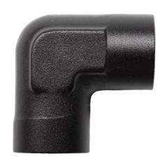 Fitting 90°, 1/4" NPT Female Elbow, Black