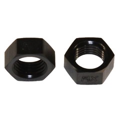 Bulkhead Nut -3AN, AL BLACK