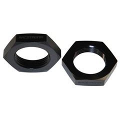 Bulkhead Nut -16AN, AL BLACK