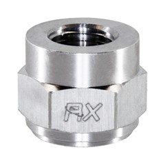 Weld Bung, 1/4" FPT, Hex, Aluminum