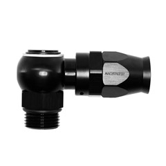 Banjo PTFE Hose End, -10 AN ORB Male, Black