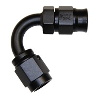 Fitting, PTFE 120° -3 AN JIC Female, Black