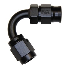Fitting, PTFE 120° -3 AN JIC Female, Black