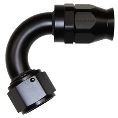 Fitting, PTFE 120° -12 AN JIC Female, Black