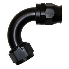 Fitting, PTFE 120° -16 AN JIC Female, Black