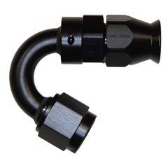 Fitting, PTFE 150° -6 AN JIC Female, Black
