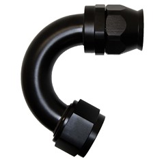 Fitting, PTFE 150° -16 AN JIC Female, Black