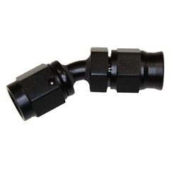 Fitting, PTFE 30° -3 AN JIC Female, Black