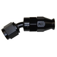 Fitting, PTFE 30° -4 AN JIC Female, Black