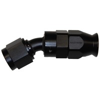 Fitting, PTFE 30° -6 AN JIC Female, Black