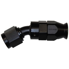 Fitting, PTFE 30° -6 AN JIC Female, Black