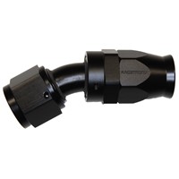 Fitting, PTFE 30° -10 AN JIC Female, Black