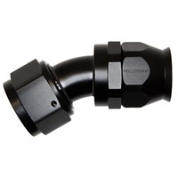 Fitting, PTFE 30° -16 AN JIC Female, Black