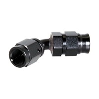Fitting, PTFE 45° -3 AN JIC Female, Black