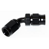 Fitting, PTFE 45° -4 AN JIC Female, Black