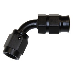 Fitting, PTFE 60° -3 AN JIC Female, Black