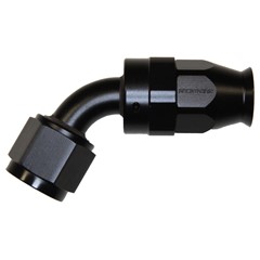 Fitting, PTFE 60° -8 AN JIC Female, Black