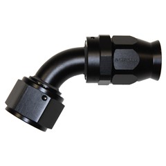 Fitting, PTFE 60° -12 AN JIC Female, Black