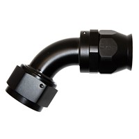 Fitting, PTFE 60° -16 AN JIC Female, Black
