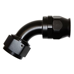Fitting, PTFE 60° -16 AN JIC Female, Black