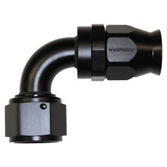 Fitting, PTFE 90° -12 AN JIC Female, Black