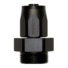 Hose Fitting, Rubber -6 AN to M22x1.5 Male, Black