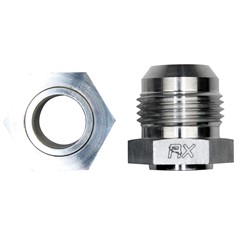 Weld Bung, -12 AN JIC Male, Hex Aluminum