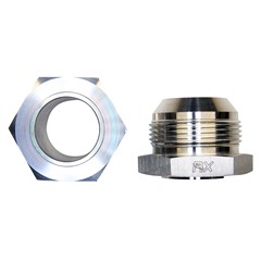 Weld Bung, -20 AN JIC Male, Hex Aluminum