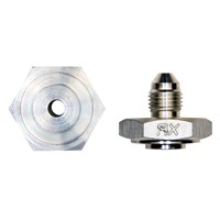 Weld Bung, -3 AN JIC Male, Hex Aluminum