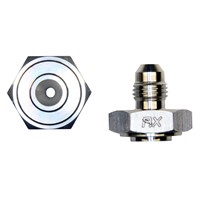 Weld Bung, -4 AN JIC Male, Hex Aluminum