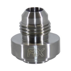 Weld Bung, -6 AN JIC Male, Round Mild Steel