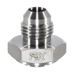 Weld Bung, -6 AN JIC Male, Hex Mild Steel