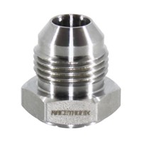 Weld Bung, -8 AN JIC Male, Hex Mild Steel