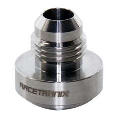 Weld Bung, -6 AN JIC Male, Round Stainless