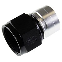 Fitting, PTFE -16AN Female Crimp - BLACK