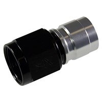 Fitting, PTFE -8AN Female Crimp - BLACK