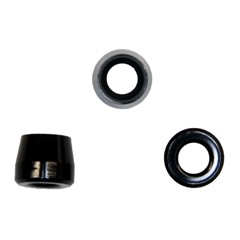 Olive, PTFE -3AN Insert, BLACK