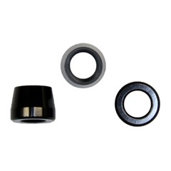 Olive, PTFE -4AN Insert, BLACK