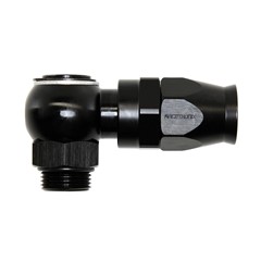 Banjo Teflon Hose End, -10xM20x1.5, BLK