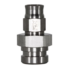Fitting, PTFE -3 > 10x1.25mm MIF, SS