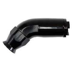 Fitting, 45° PTFE -6 Hose to 5/16" (8mm) Quick-Connect Female, CL