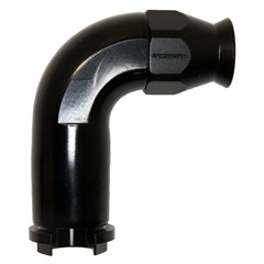 Fitting, 90° PTFE -6 Hose to 3/8" (10mm) Quick-Connect Female, CL